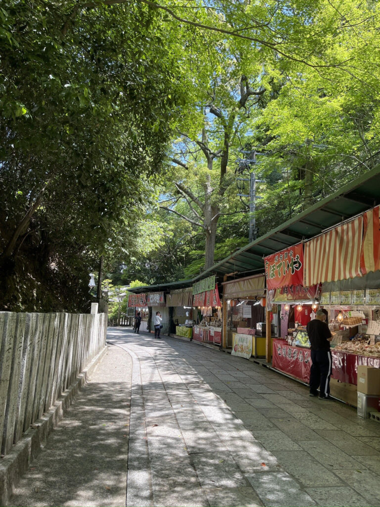 Approach to the shrine