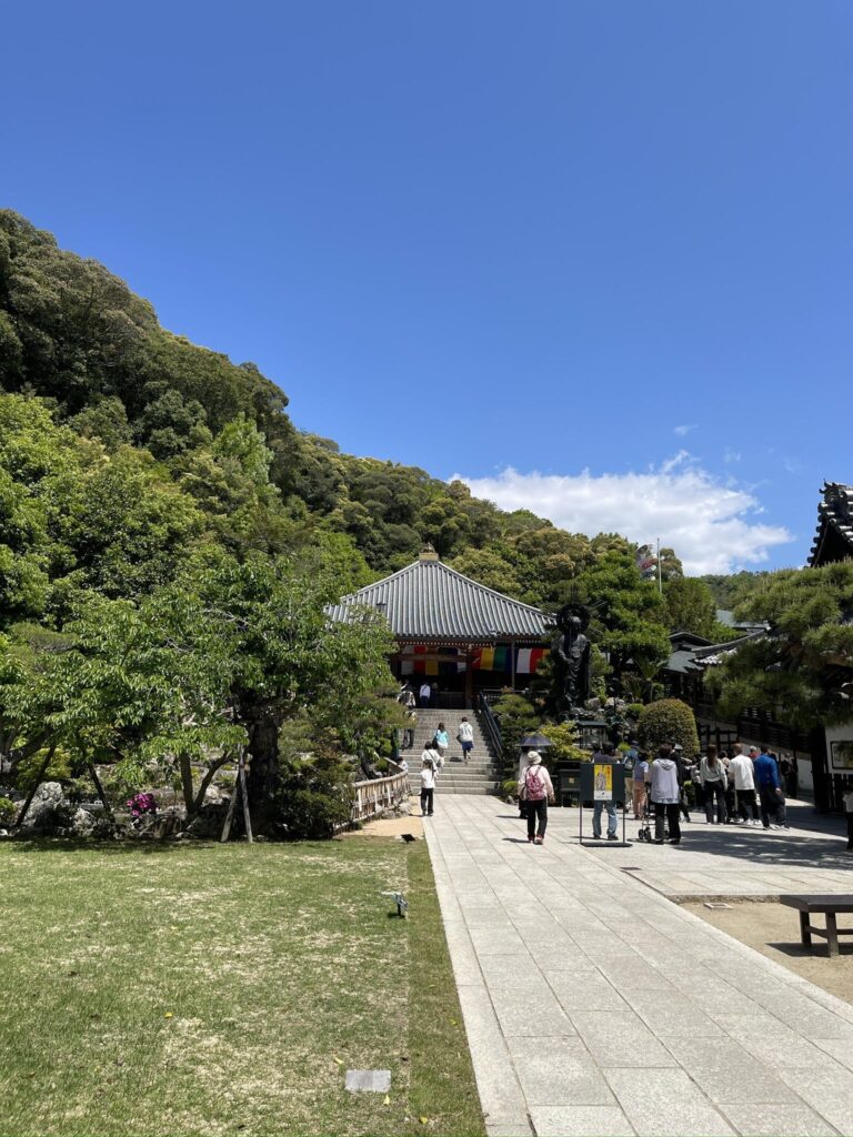 The path to the main hall
